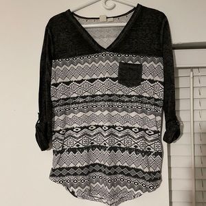 Roxy Patterned Top